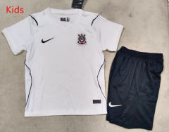 26-27 Corinthians Home White Kids/Youth Soccer Uniform-507