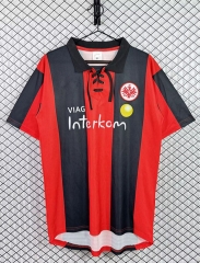 Retro Version 99-00 Eintracht Frankfurt Home Red&Black Stripes Thailand Soccer Jersey AAA-3257