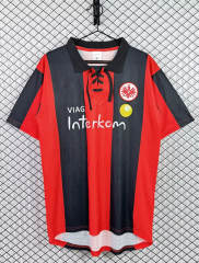 Retro Version 99-00 Eintracht Frankfurt Home Red&Black Stripes Thailand Soccer Jersey AAA-3257