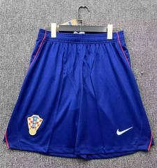 26-27 Croatia Away Blue Thailand Soccer Shorts