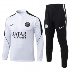 26-27 Paris SG White Thailand Soccer Tracksuit-815