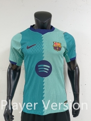 Player Version 26-27 Barcelona 2nd Away Green Thailand Soccer Jersey AAA-0871