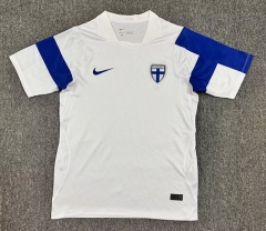 (S-4XL) 26-27 Finland Home White Thailand Soccer Jersey AAA-512