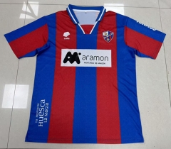 (S-4XL) 26-27 Retro Version Huesca Red&Blue Thailand Soccer Jersey AAA-2044
