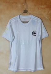 (S-4XL) 120th Anniversary Real Madrid White Thailand Soccer Jersey AAA-2483