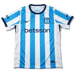 (S-4XL) 26-27 Racing Club de Avellaneda Home Blue&White Thailand Soccer Jersey AAA-417