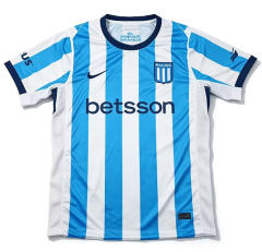 (S-4XL) 26-27 Racing Club de Avellaneda Home Blue&White Thailand Soccer Jersey AAA-417