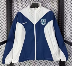(S-3XL) 26-27 England Blue&White Thailand Trench Coats-7642