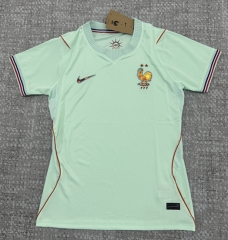 2026 France Away Light Green Thailand Women Soccer Jersey AAA-4506