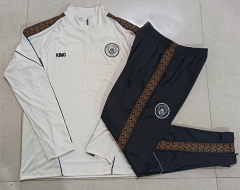 26-27 Manchester City Beige Thailand Soccer Tracksuit Uniform-815