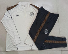 26-27 Manchester City Beige Thailand Soccer Tracksuit Uniform-815