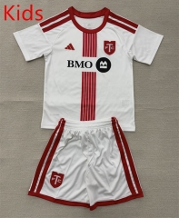 26-27 Toronto FC Away White Kids/Youth Soccer Uniform-AY