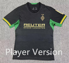 Player Version 26-27 Borussia Mönchengladbach Away Black Thailand Soccer Jersey AAA-8025