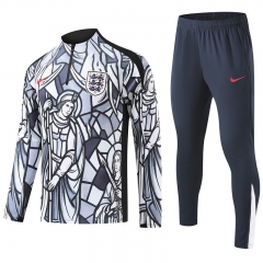 26-27 England Graffiti Thailand Soccer Tracksuit-GDP