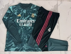 26-27 Real Madrid Dark Green Inkjet Thailand Soccer Tracksuit-815