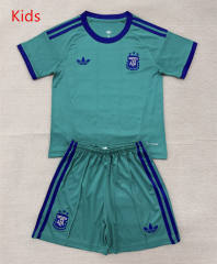 26-27 Argentina Goalkeeper Green Kids/Youth Soccer Uniform-AY