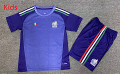 26-27 Mexico Goalkeeper Purple Kids/Youth Soccer Uniform-5492
