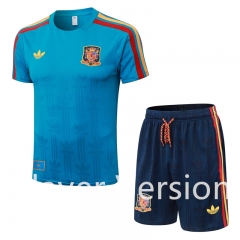 (S-4XL) Player Version 26-27 Spain Color Blue Thailand Soccer Uniform-9926