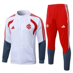 26-27 Brazil SC Internacional White Thailand Soccer Jacket Uniform-815