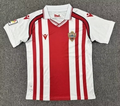 (S-4XL) 26-27 Retro Version UD Almería Red&White Thailand Soccer Jersey AAA-512