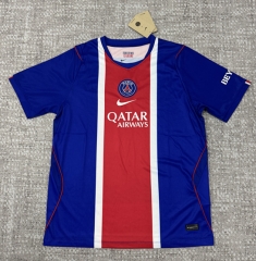 (S-4XL) 26-27 Paris Home Blue&Red Thailand Soccer Jersey AAA-4506