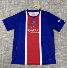 (S-4XL) 26-27 Paris Home Blue&Red Thailand Soccer Jersey AAA-4506