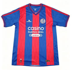 (S-4XL) 26-27 San Lorenzo Home Red&Blue Thailand Soccer Jersey AAA-417