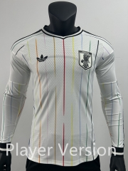 Player Version 26-27 Japan Away White LS Thailand Soccer Jersey AAA-0871