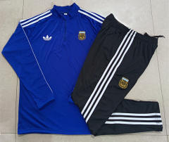 26-27 Argentina Color Blue Thailand Soccer Tracksuit-815