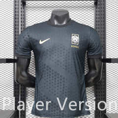 (S-3XL) Player Version 26-27 Casual Version Korea Republic Black Thailand Soccer Jersey AAA-888