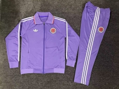 26-27 Scotland Purple Thailand Soccer Jacket Uniform-5303