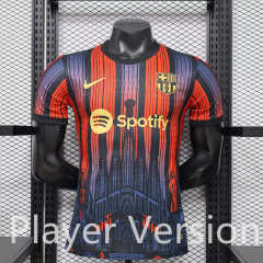Player Version 26-27 Special Version Barcelona Red&Blue LS Thailand Soccer Jersey AAA-3596