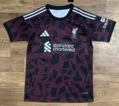 (S-4XL) 26-27 Liverpool 2nd Away Black&Red Thailand Soccer Jersey AAA-2353