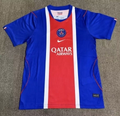 (S-4XL) 26-27 Paris Home Blue Thailand Soccer Jersey AAA-7369