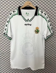 (S-4XL) 26-27 Retro Version Racing de Santander White Thailand Soccer Jersey AAA-2044