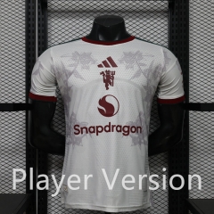 Player Version 26-27 Special Version Manchester United White Thailand Soccer Jersey AAA-888