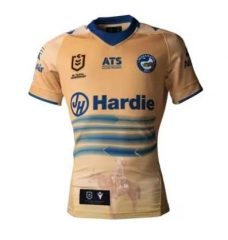 (S-7XL) 2026 Parramatta Eels Yellow Thailand Rugby Jersey