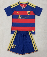 26-27 Real Salt Lake Home Red&Blue Soccer Uniform-AY