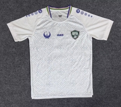 26-27 Uzbekistan Away White Thailand Soccer Jersey AAA-7209
