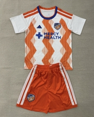 26-27 FC Cincinnati Away White&Orange Soccer Uniform-AY