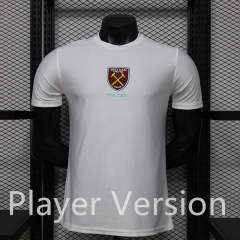 (S-3XL) Player Version 26-27 Retro Casual Version West Ham United White Thailand Soccer Jersey AAA-888