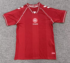 (S-4XL) 26-27 Denmark Home Red Thailand Soccer Jersey AAA-8025