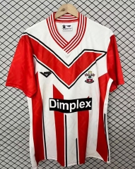 (S-4XL) Retro Version 1993 Southampton Home Red&White Thailand Soccer Jersey AAA-2044