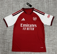(S-4XL) 26-27 Arsenal Home Red Thailand Soccer Jersey AAA-4506