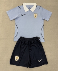 26-27 Uruguay Home Light Blue Soccer Uniform-AY