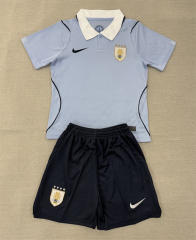 26-27 Uruguay Home Light Blue Soccer Uniform-AY