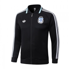 26-27 Argentina Black Thailand Soccer Jacket-815