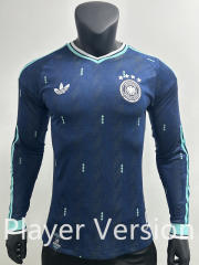 Player Version 26-27 Germany Away Blue LS Thailand Soccer Jersey AAA-0871