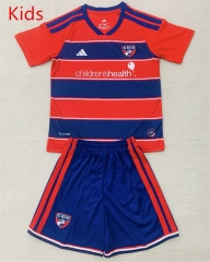 26-27 FC Dallas Home Red&Blue Kids/Youth Soccer Uniform-AY