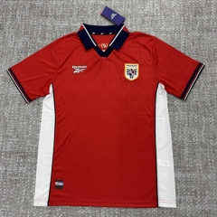 (S-4XL) Embroidered Version 26-27 Panama Home Red Thailand Soccer Jersey AAA-4506